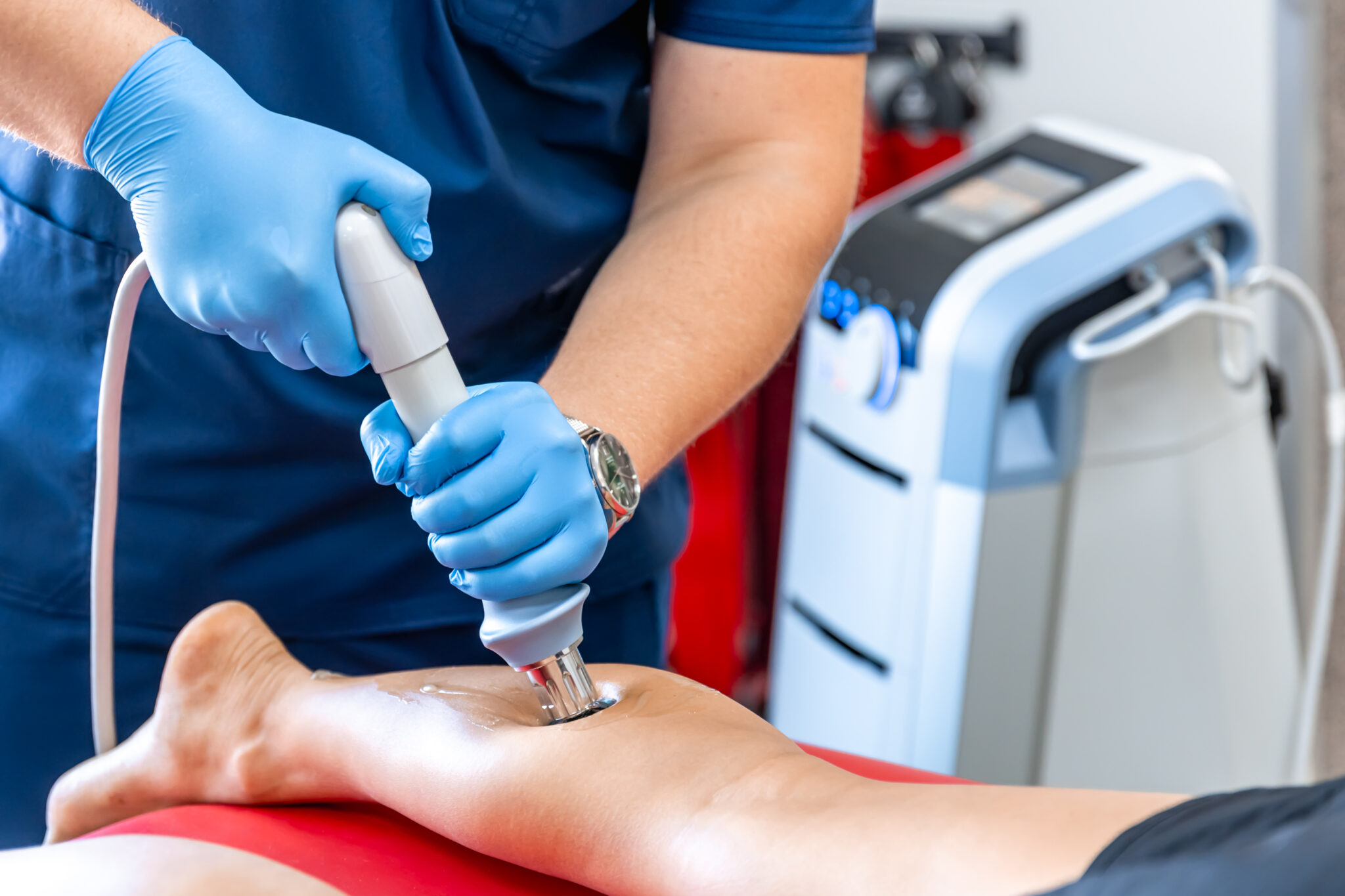 Extracorporeal Shockwave Therapy Application for Shin Splints and Tendon Pain